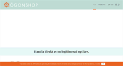 Desktop Screenshot of ogonshop.se
